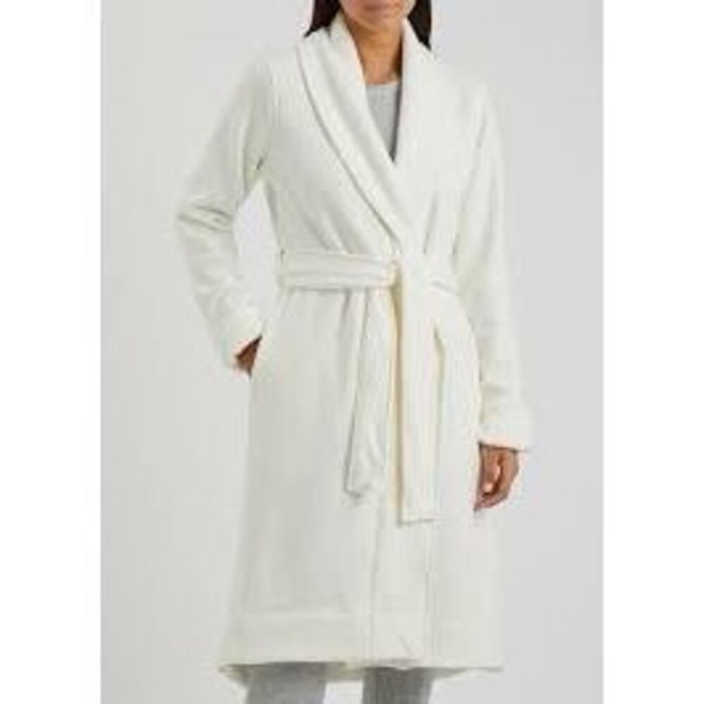 UGG DUFFIELD II ROBE WHITE - Picture 1 of 9